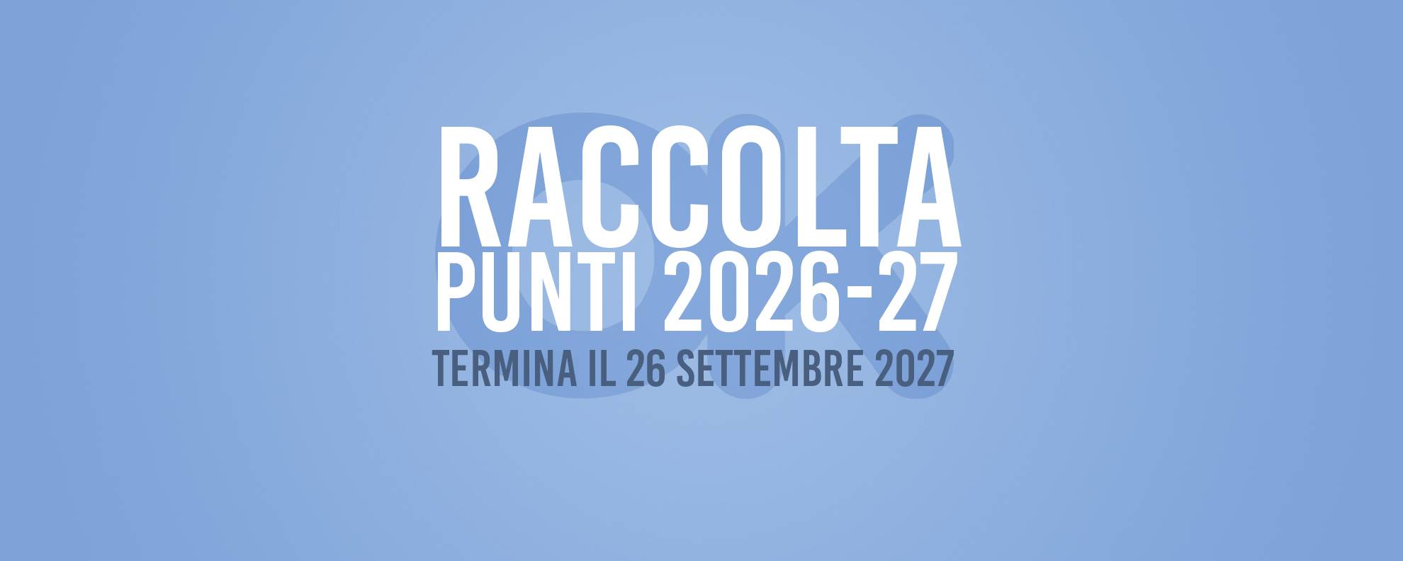 RACCOLTA PUNTI 2026/2027 - PiccoloOK