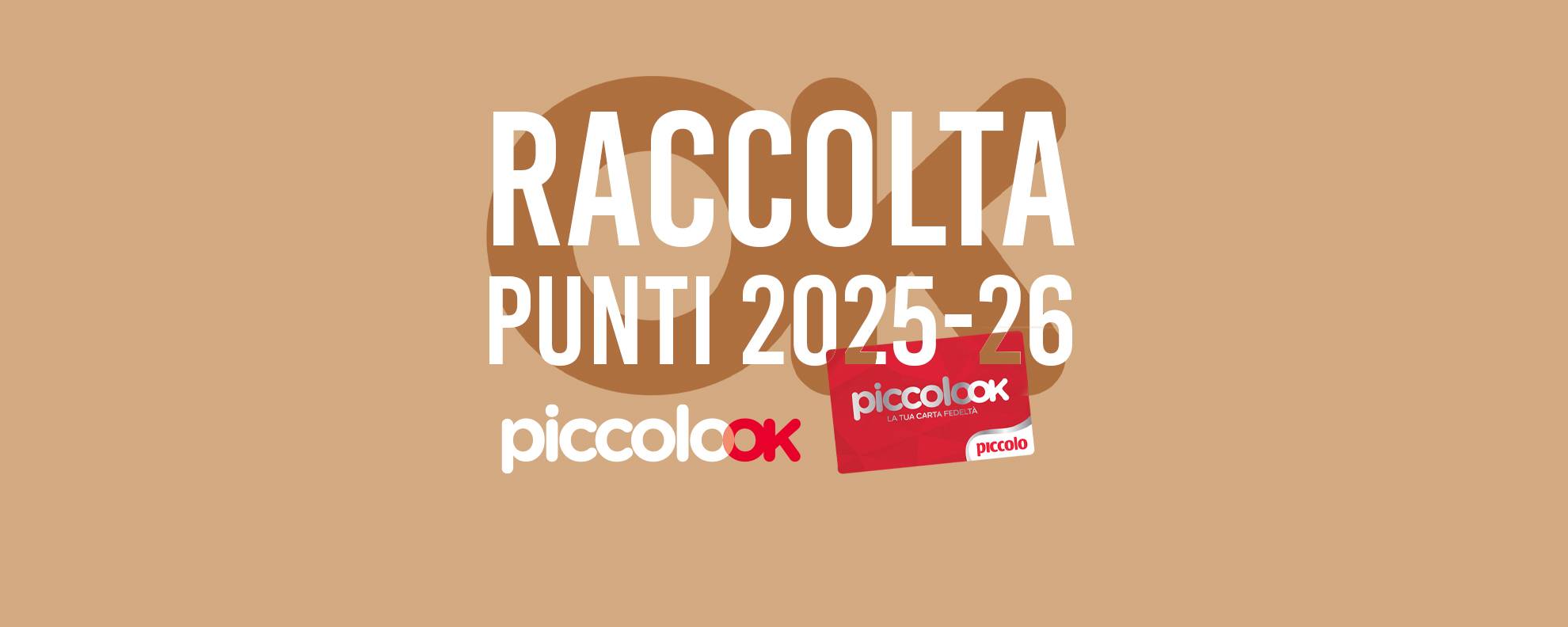 RACCOLTA PUNTI 2025/2026 - PiccoloOK